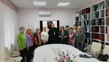 ВСТРЕЧА УЧАСТНИКОВ КЛУБА ЛЮБИТЕЛЕЙ ПРАВОСЛАВНОЙ КНИГИ В МЕДВЕНСКОЙ БИБЛИОТЕКЕ&nbsp;